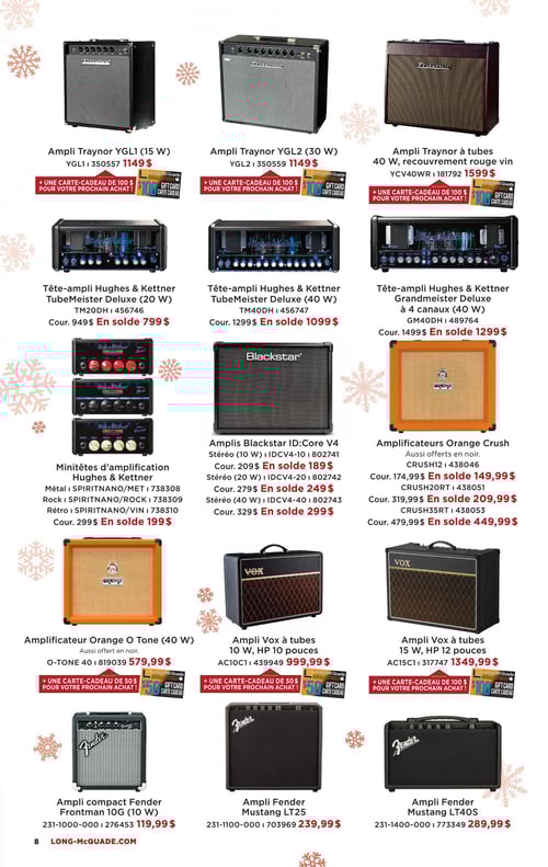 Circulaire Long & McQuade Instruments de Musique - Cadeaux de rêves - Page 8