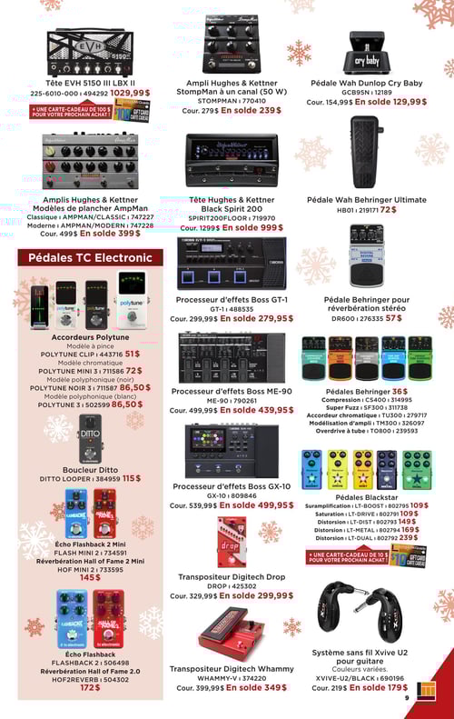 Circulaire Long & McQuade Instruments de Musique - Cadeaux de rêves - Page 9