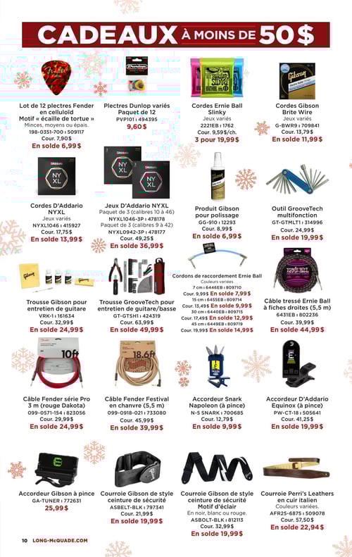 Circulaire Long & McQuade Instruments de Musique - Cadeaux de rêves - Page 10