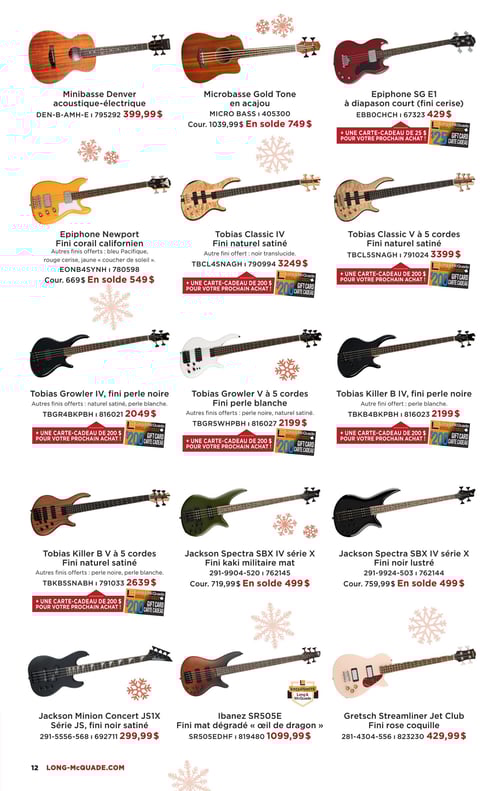 Circulaire Long & McQuade Instruments de Musique - Cadeaux de rêves - Page 12