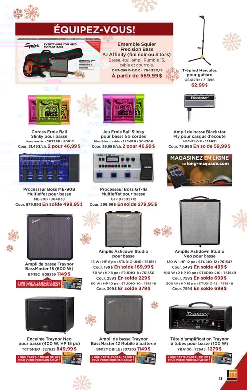 Circulaire Long & McQuade Instruments de Musique - Cadeaux de rêves - Page 13