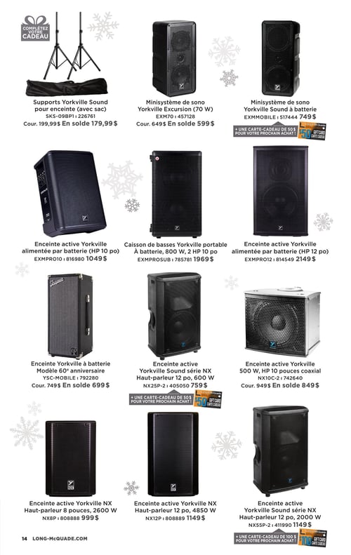 Circulaire Long & McQuade Instruments de Musique - Cadeaux de rêves - Page 14