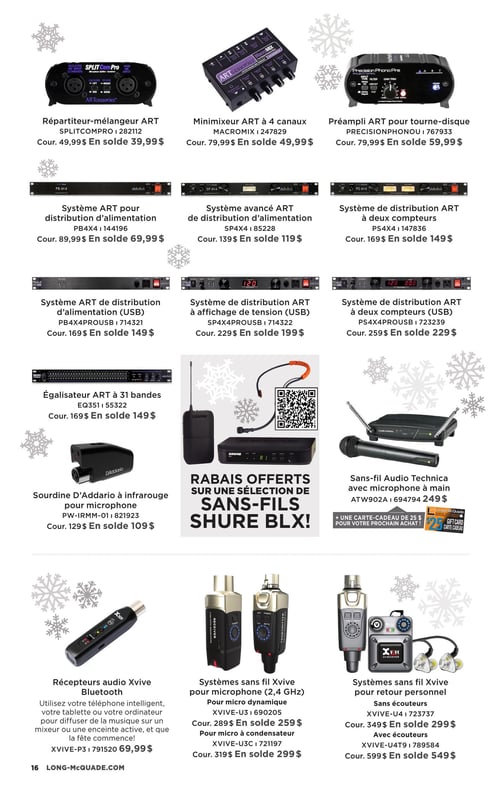 Circulaire Long & McQuade Instruments de Musique - Cadeaux de rêves - Page 16