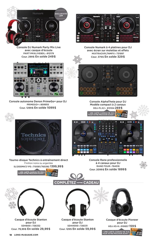 Circulaire Long & McQuade Instruments de Musique - Cadeaux de rêves - Page 18