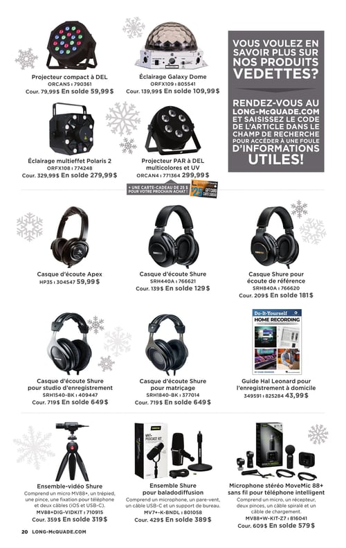 Circulaire Long & McQuade Instruments de Musique - Cadeaux de rêves - Page 20
