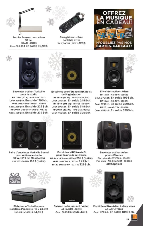 Circulaire Long & McQuade Instruments de Musique - Cadeaux de rêves - Page 23
