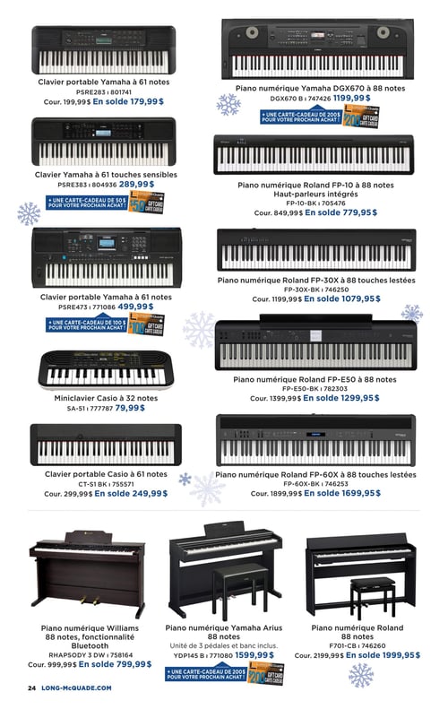 Circulaire Long & McQuade Instruments de Musique - Cadeaux de rêves - Page 24