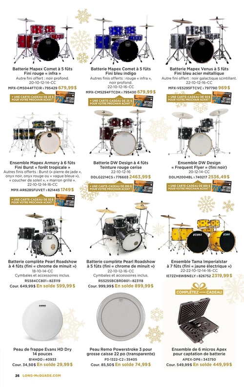 Circulaire Long & McQuade Instruments de Musique - Cadeaux de rêves - Page 26