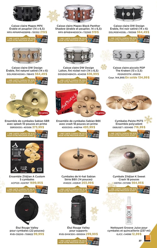 Circulaire Long & McQuade Instruments de Musique - Cadeaux de rêves - Page 27