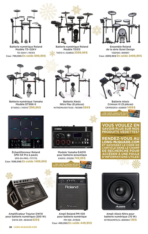 Circulaire Long & McQuade Instruments de Musique - Cadeaux de rêves - Page 30