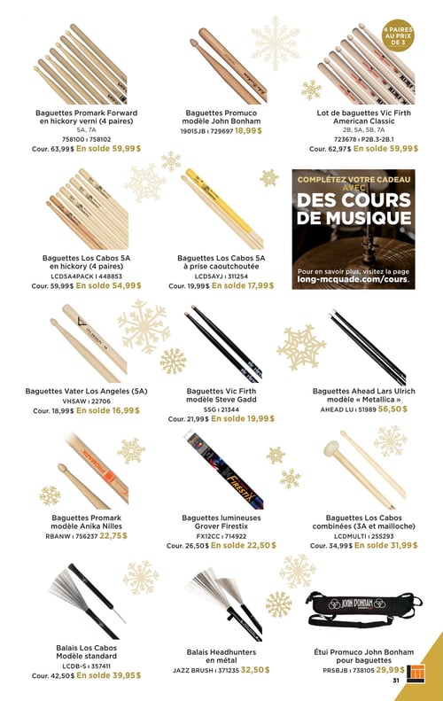 Circulaire Long & McQuade Instruments de Musique - Cadeaux de rêves - Page 31