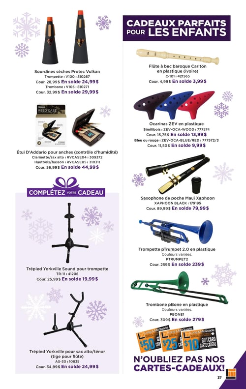 Circulaire Long & McQuade Instruments de Musique - Cadeaux de rêves - Page 37