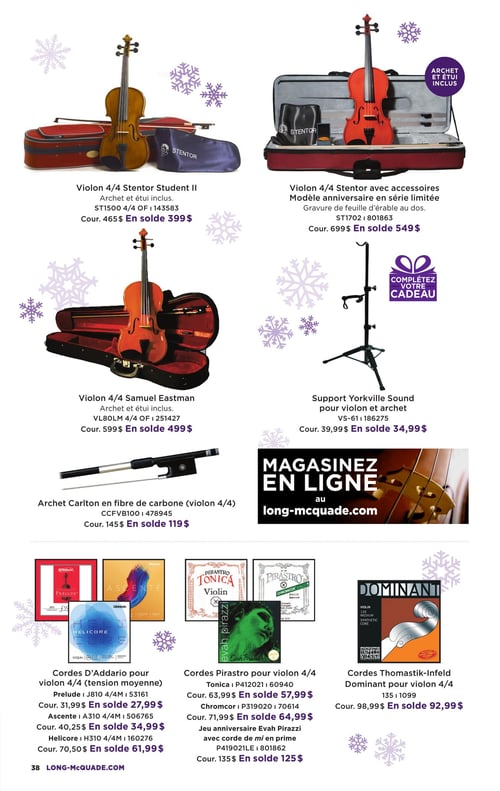 Circulaire Long & McQuade Instruments de Musique - Cadeaux de rêves - Page 38