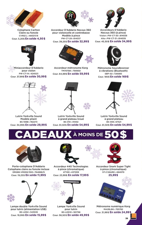 Circulaire Long & McQuade Instruments de Musique - Cadeaux de rêves - Page 39