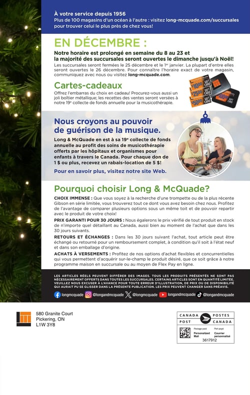 Circulaire Long & McQuade Instruments de Musique - Cadeaux de rêves - Page 40