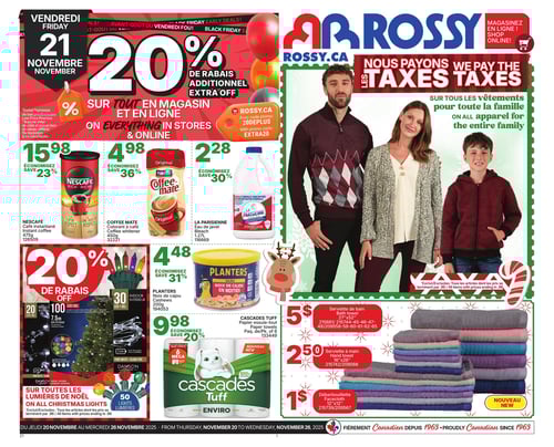 Circulaire Rossy Avant-goût du Vendredi Fou - Page 1