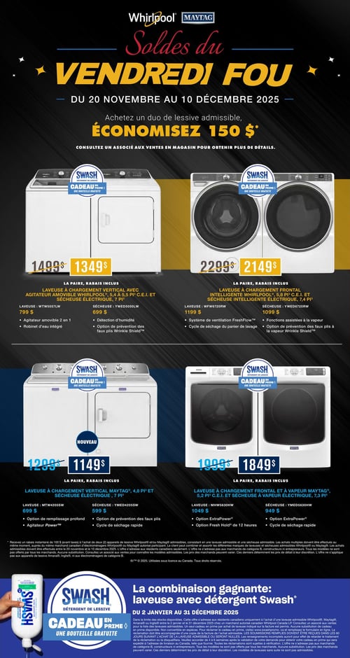 Circulaire Appareils Ménagers Robert Leduc - Vendredi Fou - Page 8