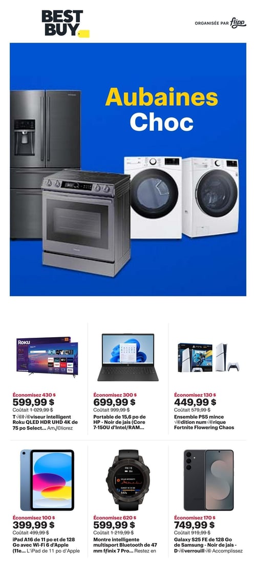 Circulaire Best Buy - Aubaines Choc - Page 1