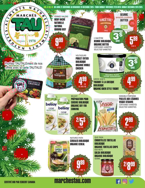 Circulaire TAU Marché d'alimentation Naturelle - Page 1