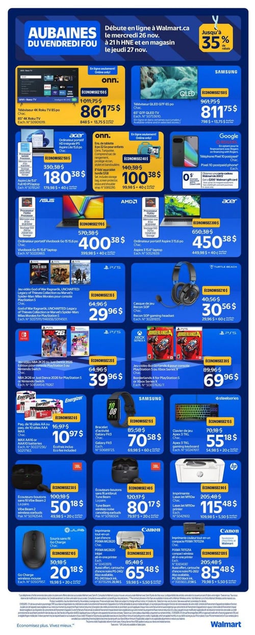 Circulaire Walmart - Aubaines du Vendredi Fou - Page 7