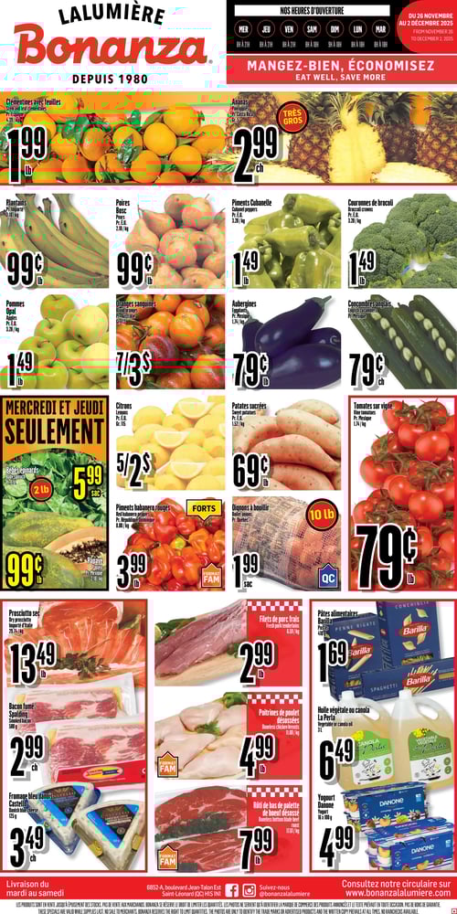 Circulaire Bonanza - Page 1