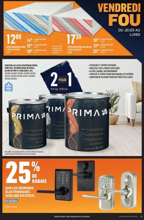 Circulaire Canac - Solde du Vendredi Fou - Page 4