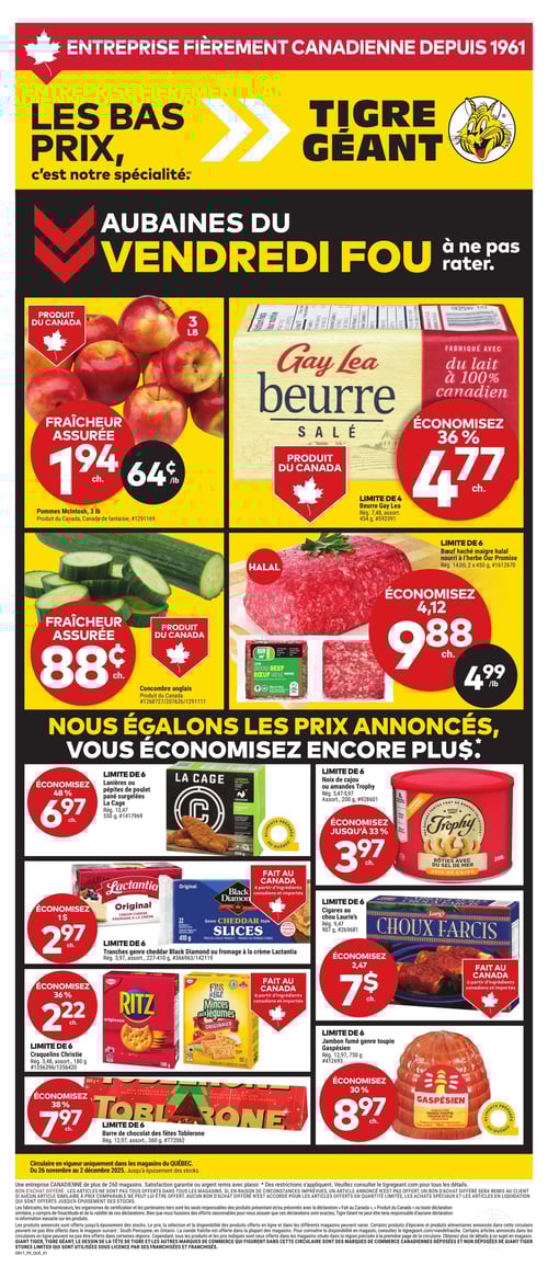 Circulaire Tigre Géant - Page 1