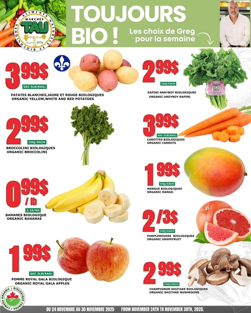 Circulaire TAU Marché d'alimentation Naturelle - Biologique - Page 1