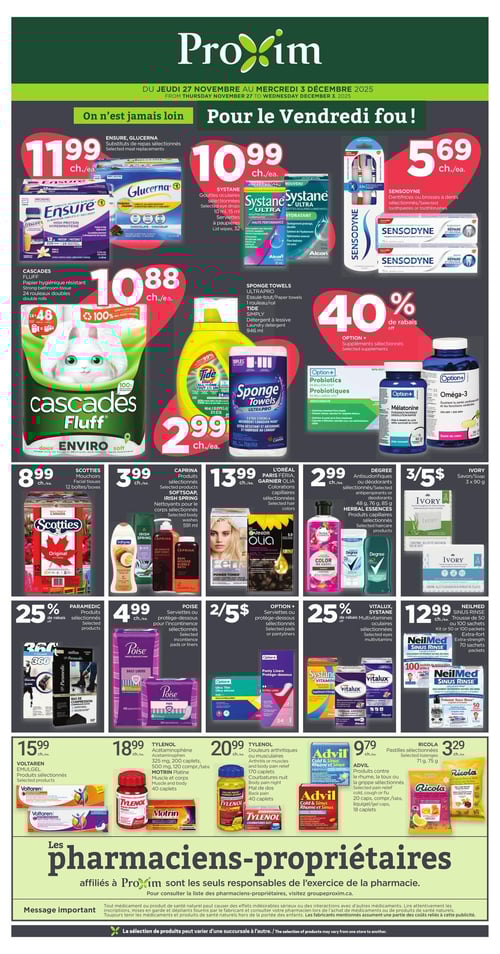 Circulaire Proxim - Page 1