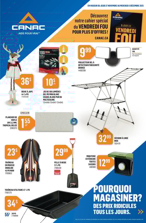 Circulaire Canac - Page 1