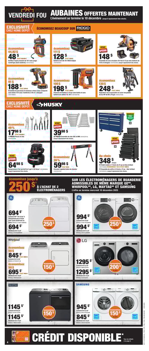 Circulaire Home Depot - Solde du Vendredi Fou - Page 4