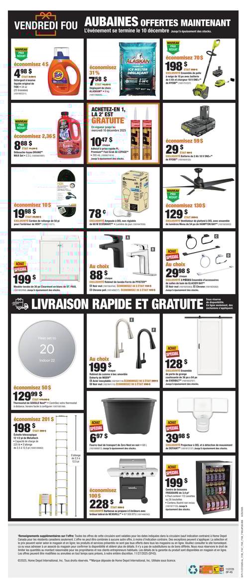 Circulaire Home Depot - Solde du Vendredi Fou - Page 6