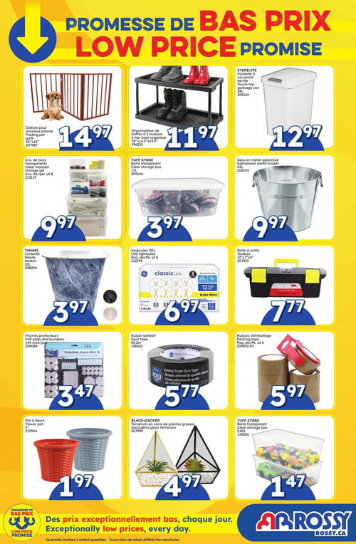 Circulaire Rossy - Promesse de Bas Prix - Page 11