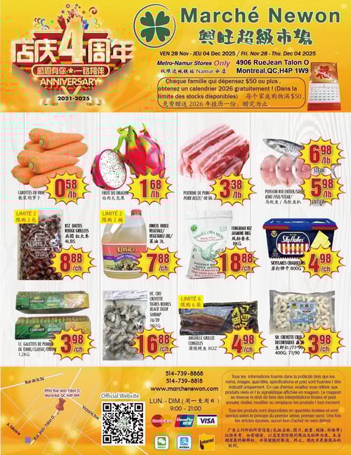 Circulaire Marché Newon Jean Talon - Page 1