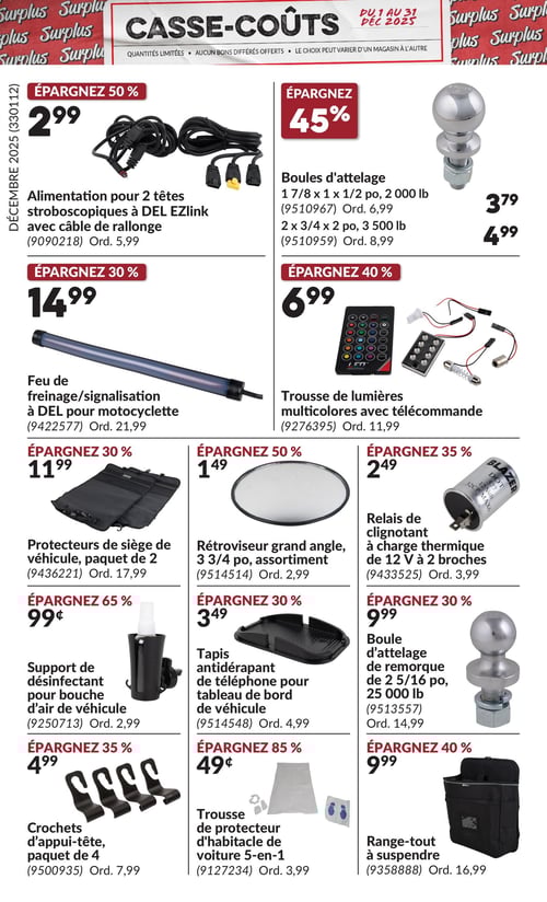Circulaire Princess Auto - Casse-Coûts - Page 2
