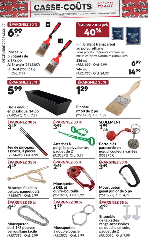 Circulaire Princess Auto - Casse-Coûts - Page 9