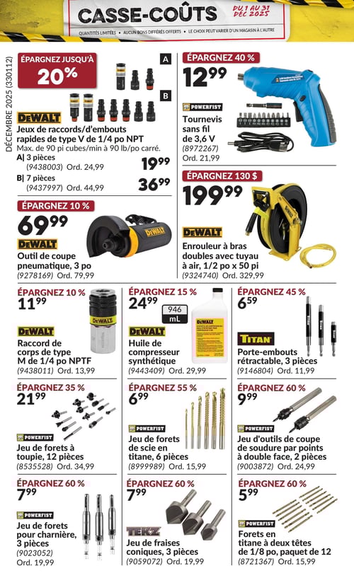 Circulaire Princess Auto - Casse-Coûts - Page 23