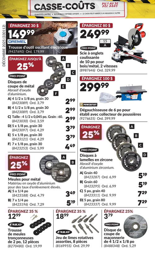 Circulaire Princess Auto - Casse-Coûts - Page 24