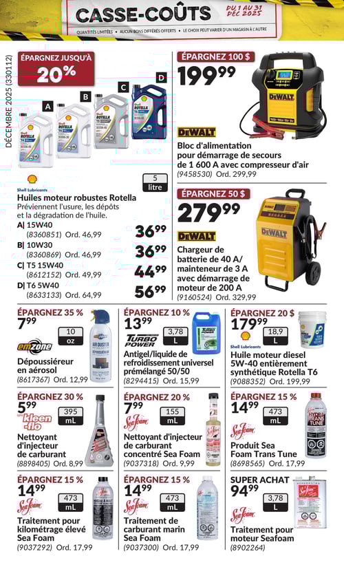Circulaire Princess Auto - Casse-Coûts - Page 25