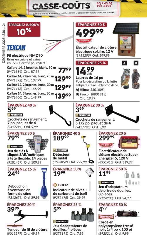 Circulaire Princess Auto - Casse-Coûts - Page 32