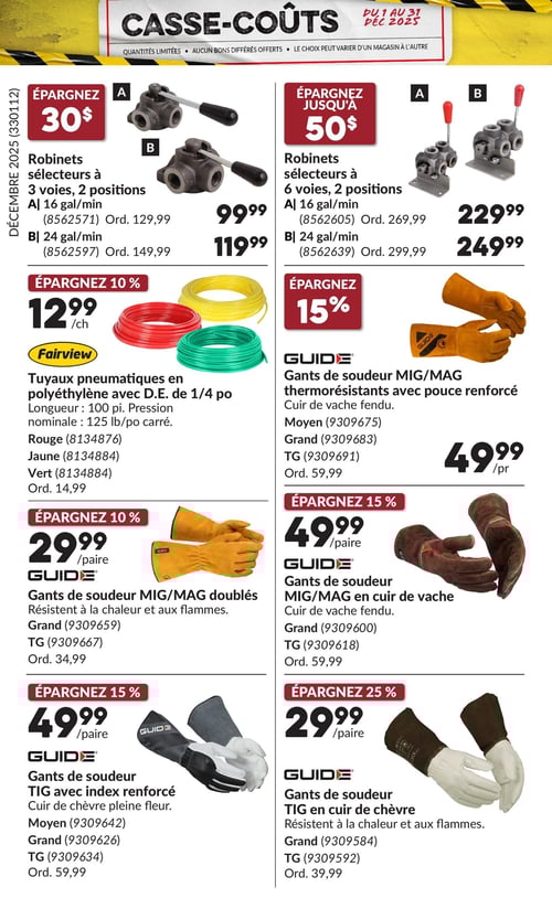 Circulaire Princess Auto - Casse-Coûts - Page 36