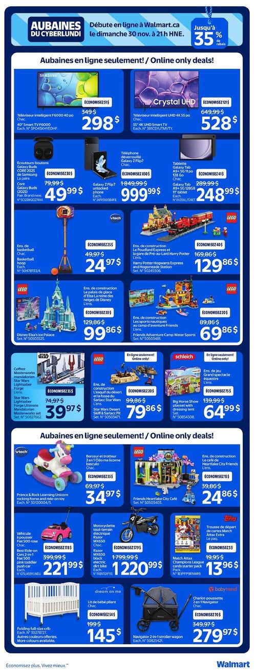 Circulaire Walmart - Aubaines du Cyberlundi - Page 3