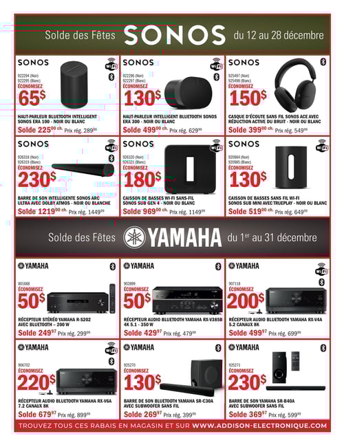 Circulaire Addison Électronique - Solde de Noël - Page 6