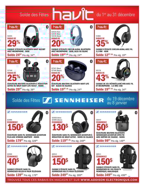 Circulaire Addison Électronique - Solde de Noël - Page 7
