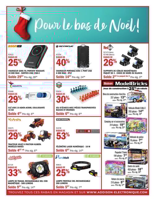 Circulaire Addison Électronique - Solde de Noël - Page 8