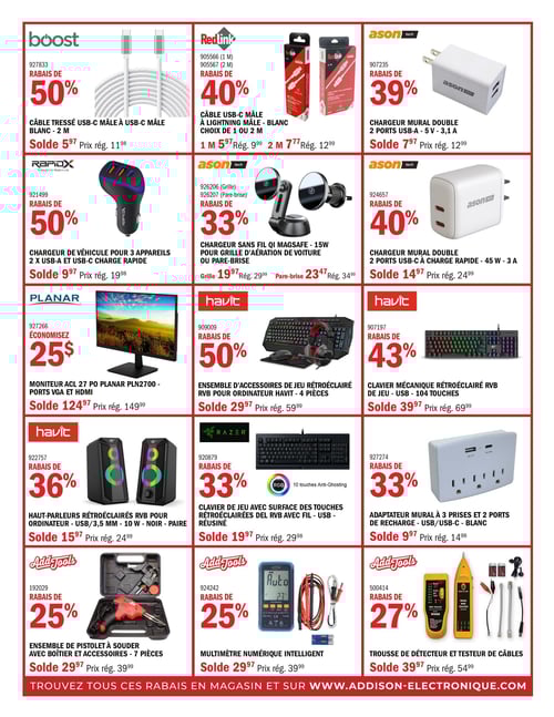 Circulaire Addison Électronique - Solde de Noël - Page 10