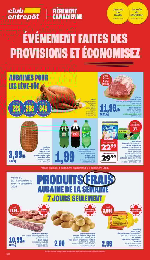 Circulaire Club Entrepôt - Page 1