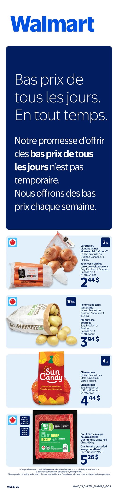 Circulaire Walmart - Page 1