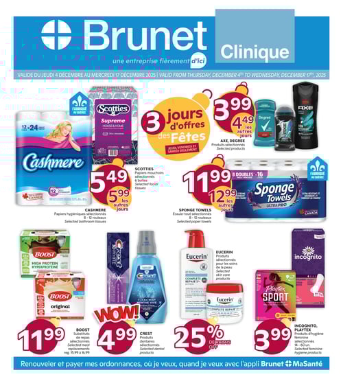 Circulaire Brunet - Clinique - Page 1