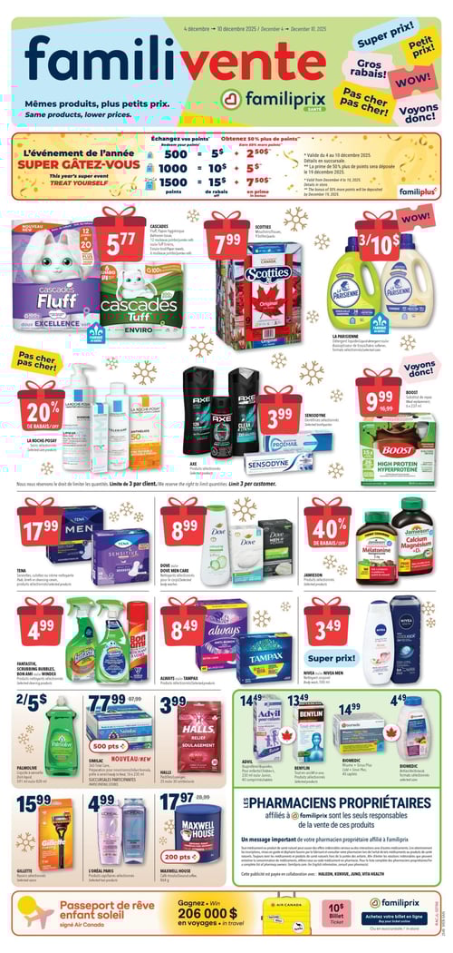 Circulaire Familiprix - Santé - Page 1